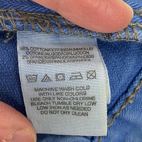 Free People High Rise Light Blue Skinny Jeans Size 24 Denim Zipper Fly Boho Jean - Picture 8 of 13